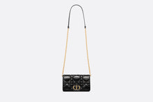 Load image into Gallery viewer, Dior Caro Macrocannage Mini Bag • Black Quilted Macrocannage Calfskin
