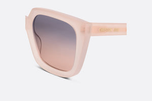 DiorMidnight S1I • Pink Matte Square Sunglasses
