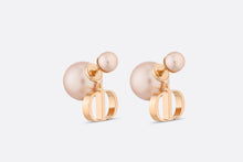 Load image into Gallery viewer, Dior Tribales Earrings • Pink-Finish Metal and Pink Resin Pearls
