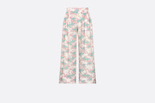 Load image into Gallery viewer, Kid&#39;s Loose Pants • Ivory Technical Voile with Pink and Turquoise Floral Print
