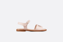 Load image into Gallery viewer, Kid&#39;s Sandal • Pale Pink Calfskin
