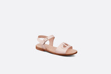 Load image into Gallery viewer, Kid&#39;s Sandal • Pale Pink Calfskin
