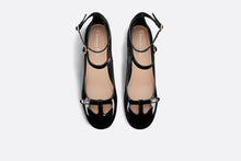 Load image into Gallery viewer, Aime Dior Ballet Pump • Black Patent Calfskin
