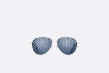 Load image into Gallery viewer, CD Diamond A1U • Blue Mirrored Pilot Sunglasses with CD Diamond Motif
