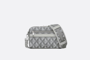 Safari Bag with Strap • Dior Gray CD Diamond Canvas