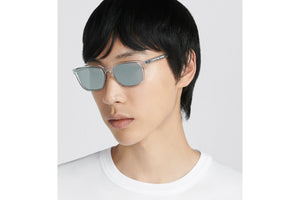 DiorTag SU • Crystal-Tone Rectangular Sunglasses