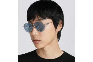 CD Link A1U • Blue Dior Oblique Pilot Sunglasses