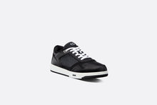 Load image into Gallery viewer, B27 Low-Top Sneaker • Black Smooth Calfskin and CD Diamond Canvas
