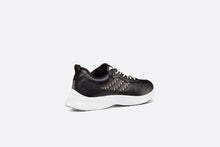 Load image into Gallery viewer, B25 Runner Sneaker • Black Smooth Calfskin and Beige and Black Dior Oblique Jacquard
