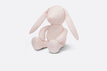 Load image into Gallery viewer, Rabbit Stuffed Toy • Pale Pink Cannage Cotton Canvas

