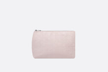 Load image into Gallery viewer, Zipped Pouch • Pale Pink Cannage Cotton Canvas
