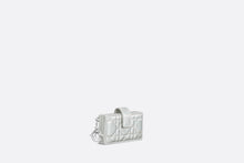 Load image into Gallery viewer, Lady Dior 5-Gusset Card Holder • Iridescent Metallic Silver-Tone Cannage Lambskin
