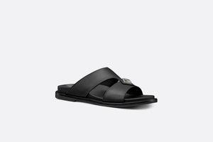 Dior Aqua Sandal • Black Grained Calfskin