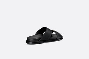 Dior Aqua Sandal • Black Grained Calfskin
