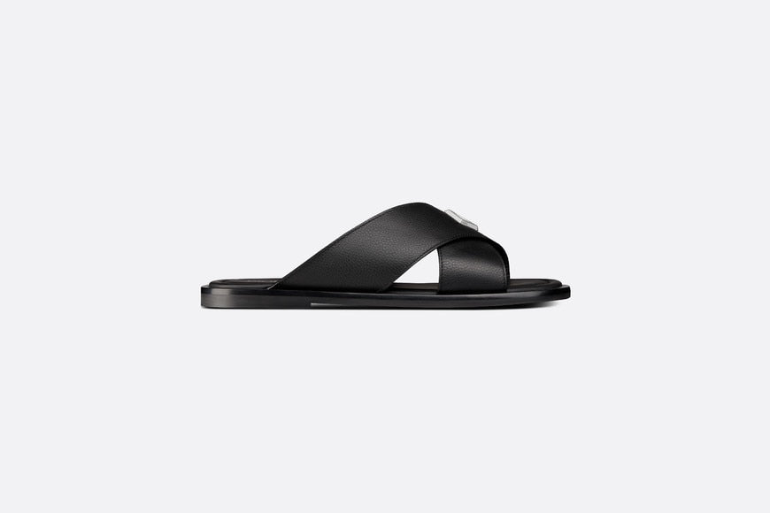 Dior Alias Sandal • Black Grained Calfskin