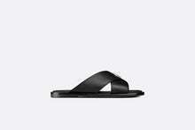 Load image into Gallery viewer, Dior Alias Sandal • Black Grained Calfskin
