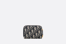 Load image into Gallery viewer, Small 30 Montaigne Voyageur Coin Purse • Blue Dior Oblique Jacquard
