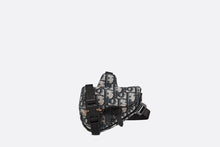 Load image into Gallery viewer, Nano Saddle Bag • Beige and Black Dior Oblique Jacquard
