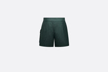 Load image into Gallery viewer, Dior Oblique Swim Shorts • Deep Green Technical Fabric
