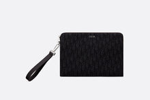 Load image into Gallery viewer, Pouch • Black Dior Oblique Jacquard
