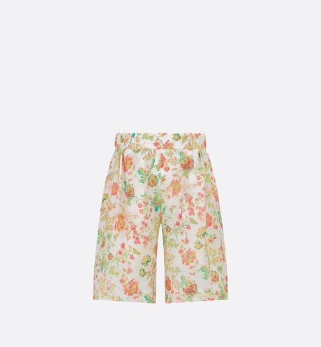 Kid's Shorts • Multicolor Voile with Floral Print