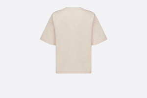 Kid's T-Shirt • Light Beige Thick Cotton Jersey