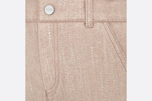 Load image into Gallery viewer, Kid&#39;s Bermuda Shorts • Beige Dior Oblique Cotton Denim
