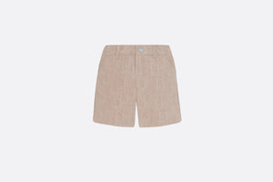 Baby Shorts • Beige Dior Oblique Cotton Denim