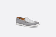 Load image into Gallery viewer, Dior Granville Loafer • Dior Gray Suede and Dior Oblique Jacquard
