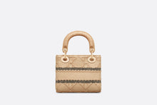 Load image into Gallery viewer, Mini Lady D-Lite Bag • Natural Cannage Raffia
