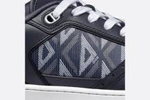Load image into Gallery viewer, B27 Low-Top Sneaker • Navy Blue Smooth Calfskin and CD Diamond Canvas
