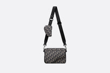 Load image into Gallery viewer, Saddle Triple Pouch • Beige and Black Dior Oblique Jacquard
