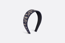 Load image into Gallery viewer, D-Oblique Headband • Navy Blue Technical Fabric
