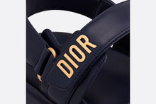 Load image into Gallery viewer, Dioract Sandal • Deep Blue Lambskin
