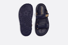 Load image into Gallery viewer, Dioract Sandal • Deep Blue Lambskin
