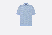Load image into Gallery viewer, Dior Oblique Polo Shirt • Blue Cotton Jacquard
