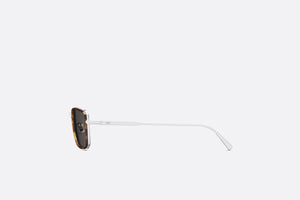 DiorBlackSuit S9U • Gray Rectangular Sunglasses