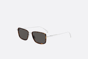 DiorBlackSuit S9U • Gray Rectangular Sunglasses