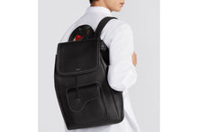 Load image into Gallery viewer, Saddle Backpack • Black Grained Calfskin
