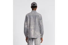 Load image into Gallery viewer, Dior Oblique Overshirt • Gray and Gold-Tone Cotton-Blend Twill

