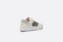 Load image into Gallery viewer, B27 Low-Top Sneaker • Cream and White Smooth Calfskin with Beige and Black Dior Oblique Jacquard
