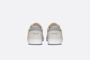 B27 Low-Top Sneaker • Cream and White Smooth Calfskin with Beige and Black Dior Oblique Jacquard