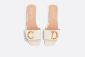 C'est Dior Slide • White Patent Calfskin