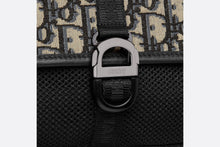Load image into Gallery viewer, Mini Dior Aqua Bag with Strap • Beige and Black Dior Oblique Jacquard
