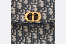 Load image into Gallery viewer, 30 Montaigne Avenue Pouch with Flap • Blue Dior Oblique Jacquard

