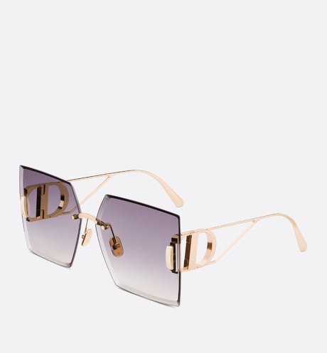 30Montaigne S7U • Purple-to-Pink Gradient Square Sunglasses