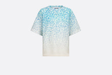 Load image into Gallery viewer, Kid&#39;s T-Shirt • Light Blue and Ivory Dior Oblique Dip-Dye Printed Cotton Jersey

