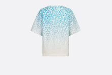 Load image into Gallery viewer, Kid&#39;s T-Shirt • Light Blue and Ivory Dior Oblique Dip-Dye Printed Cotton Jersey
