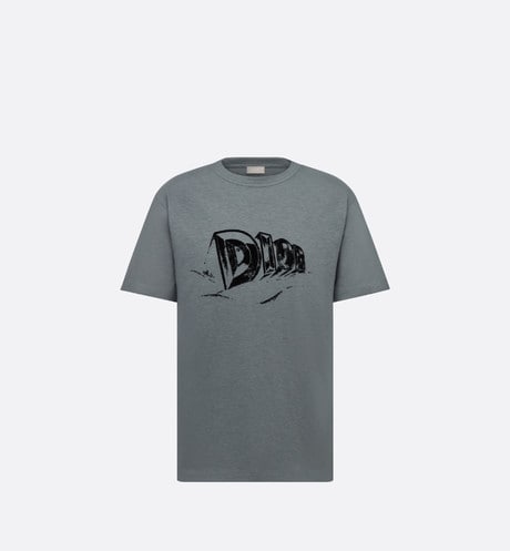 Relaxed-Fit T-Shirt • Gray Slub Cotton Jersey