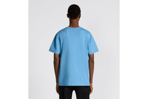 CD Icon T-Shirt • Blue Organic Cotton Jersey